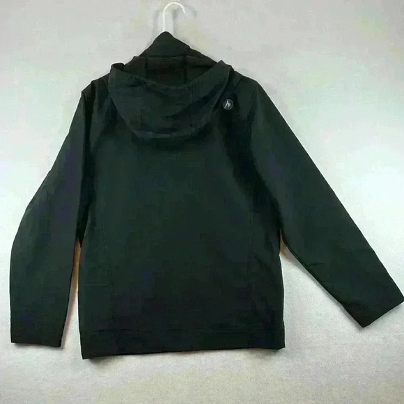 Marmot E Line Jacket Black Men’s Small Hood Pockets - Picture 2 of 10